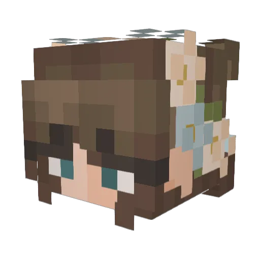 maddief0515 Minecraft avatar head, 3D render