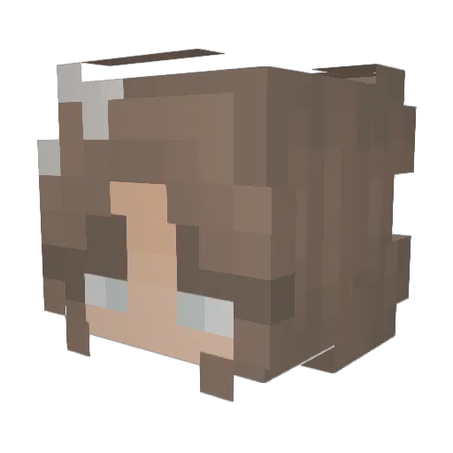 maddies828 Minecraft avatar head, 3D render