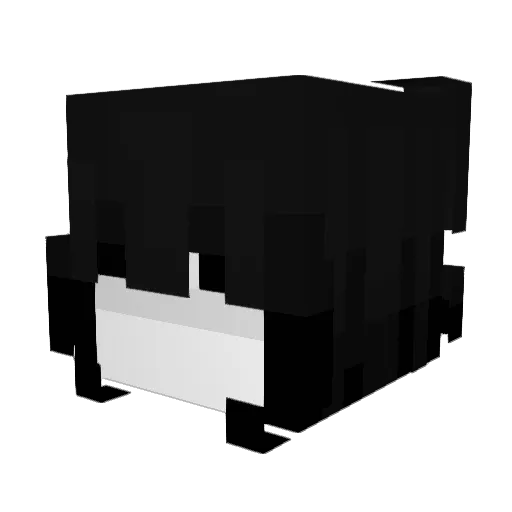 maddihuana Minecraft avatar head, 3D render