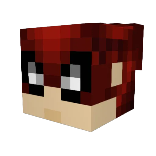 maddityy Minecraft avatar head, 3D render