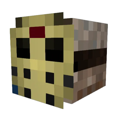 maddniko Minecraft avatar head, 3D render