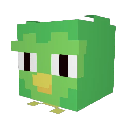maddocR Minecraft avatar head, 3D render