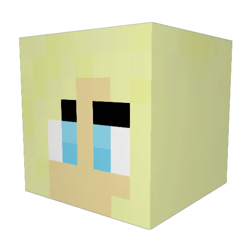maddog2000 Minecraft avatar head, 3D render