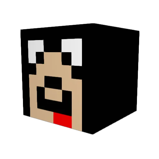 maddog7757 Minecraft avatar head, 3D render