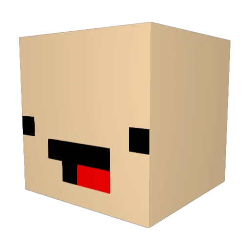 maddonkey62 Minecraft avatar head, 3D render