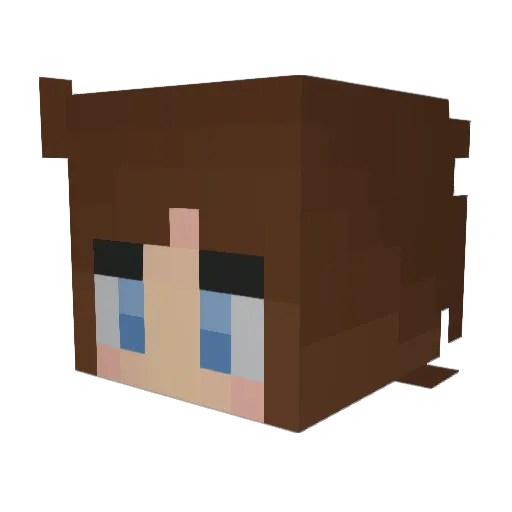 madds01 Minecraft avatar head, 3D render