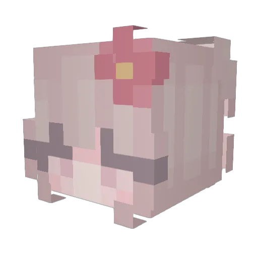 maddsiess Minecraft avatar head, 3D render