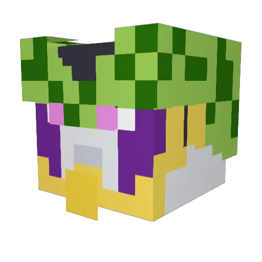 madducks97 Minecraft avatar head, 3D render