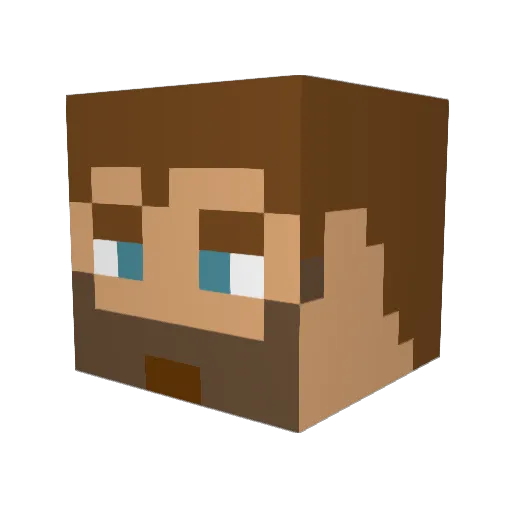 maddude1997 Minecraft avatar head, 3D render