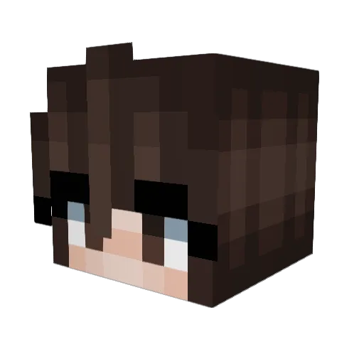 maddyfettucini Minecraft avatar head, 3D render