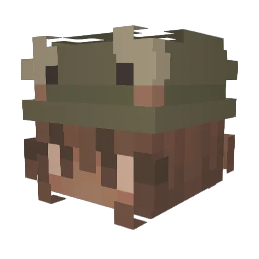 maddymines_ Minecraft avatar head, 3D render