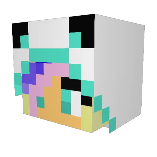 maddynomer Minecraft avatar head, 3D render
