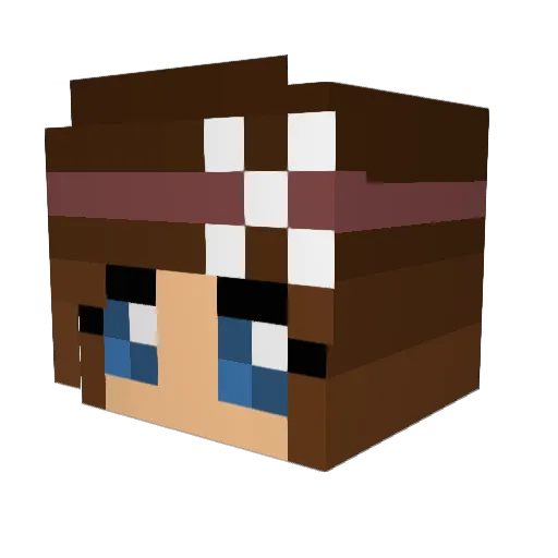 maddypaddy21 Minecraft avatar head, 3D render