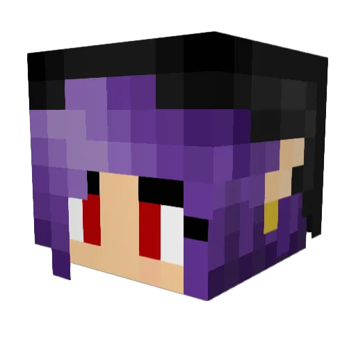 maddystatic Minecraft avatar head, 3D render