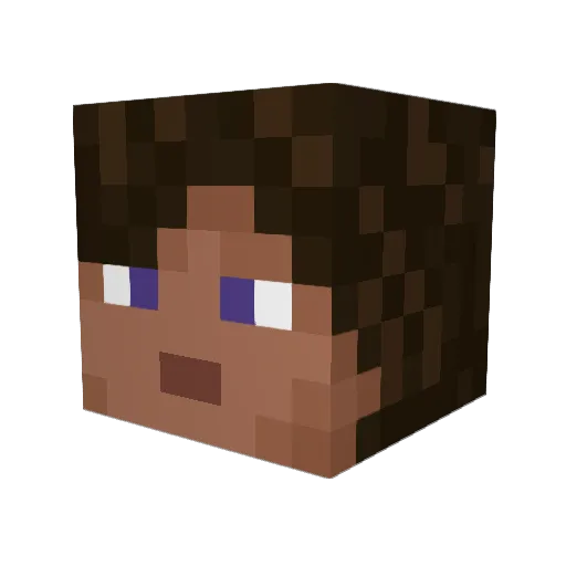 madeline0706 Minecraft avatar head, 3D render