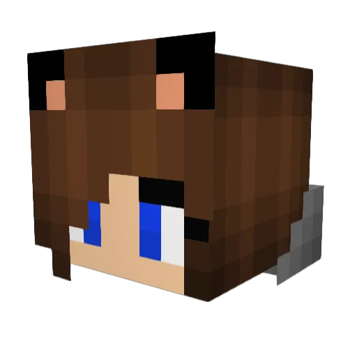 madeline2005 Minecraft avatar head, 3D render
