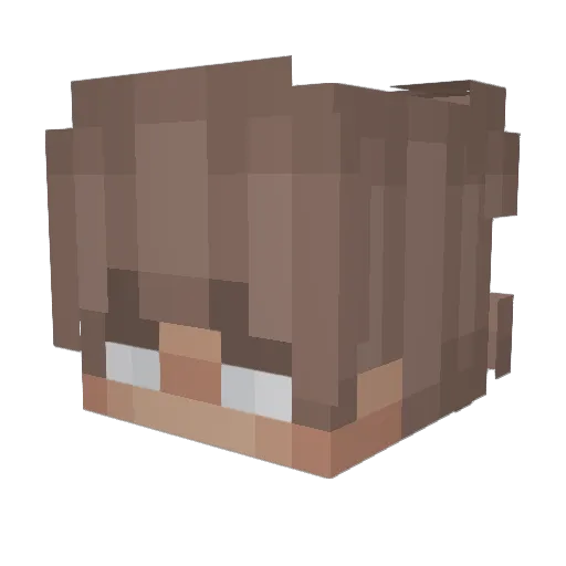 madelyng5 Minecraft avatar head, 3D render