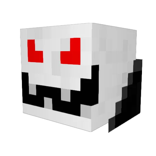 mademarion Minecraft avatar head, 3D render