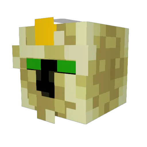 madeye765 Minecraft avatar head, 3D render