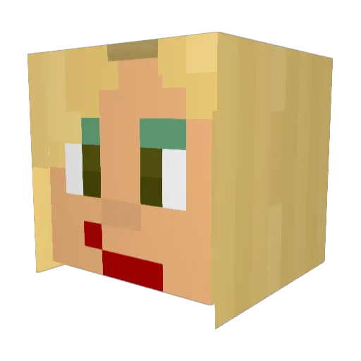 madgenius13 Minecraft avatar head, 3D render