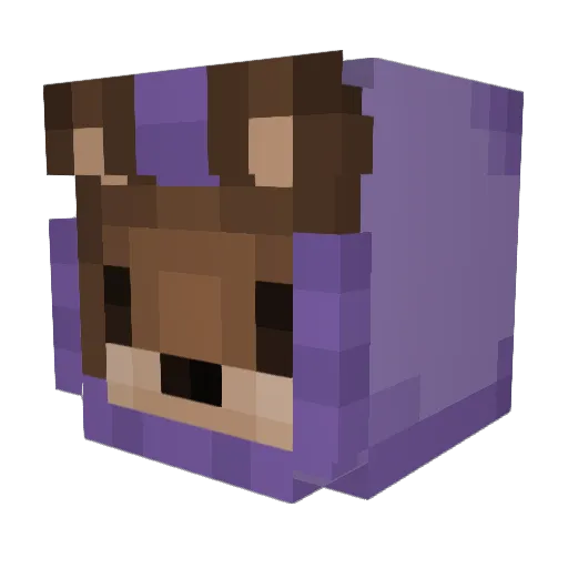 madgxzz Minecraft avatar head, 3D render