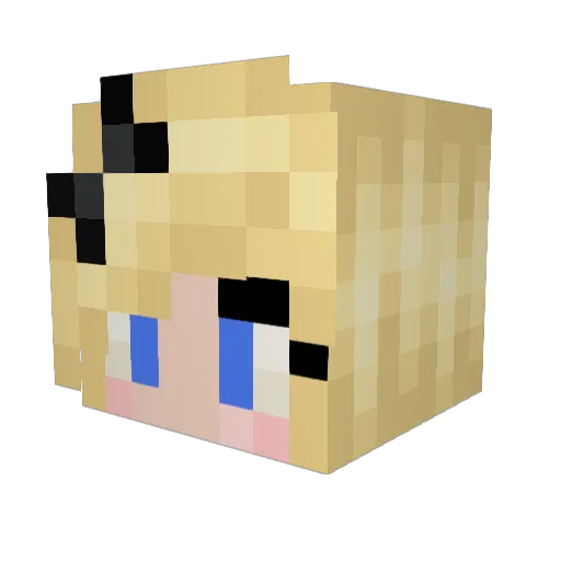 madhatter6464 Minecraft avatar head, 3D render