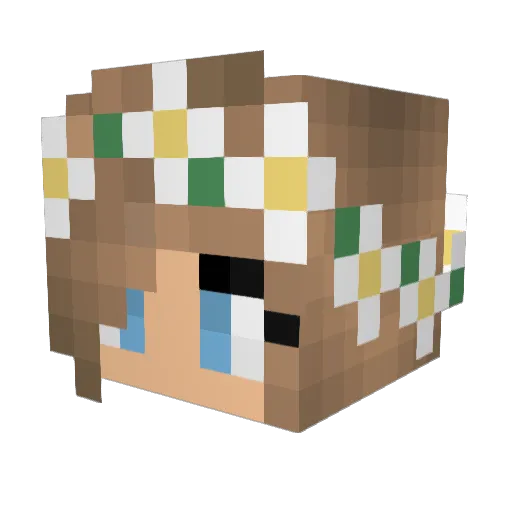 madi20033 Minecraft avatar head, 3D render
