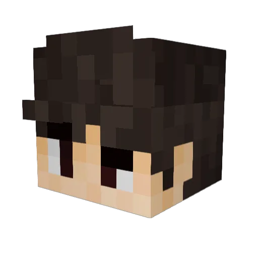 madi25k Minecraft avatar head, 3D render