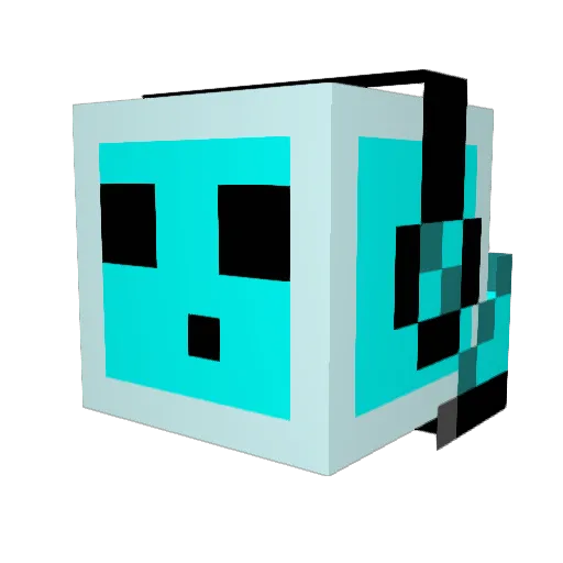 madi5161 Minecraft avatar head, 3D render