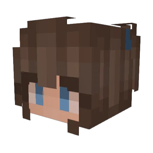 madib327 Minecraft avatar head, 3D render