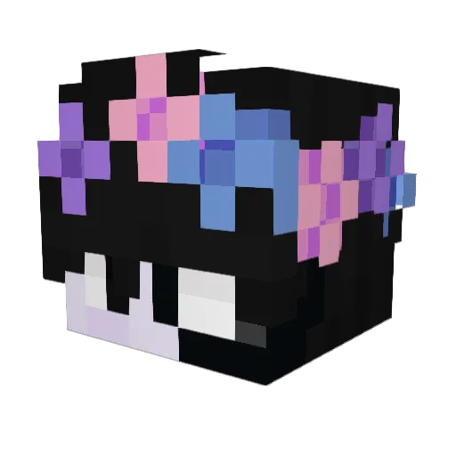 madibra Minecraft avatar head, 3D render