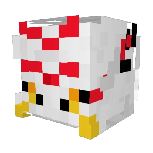 madiiclaire Minecraft avatar head, 3D render