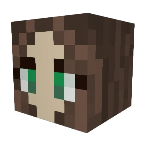 madimc19 Minecraft avatar head, 3D render