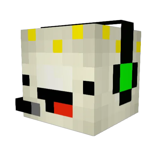 madison10522 Minecraft avatar head, 3D render