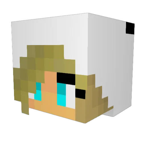 madison_lv Minecraft avatar head, 3D render