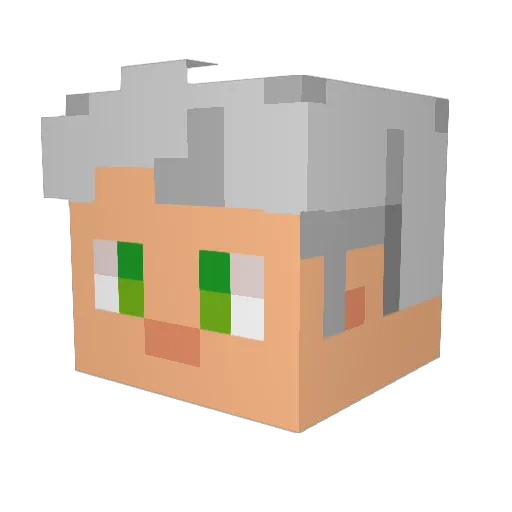 madisonrox42 Minecraft avatar head, 3D render