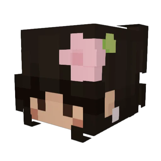 madisuqs Minecraft avatar head, 3D render