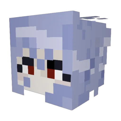 madiszon Minecraft avatar head, 3D render