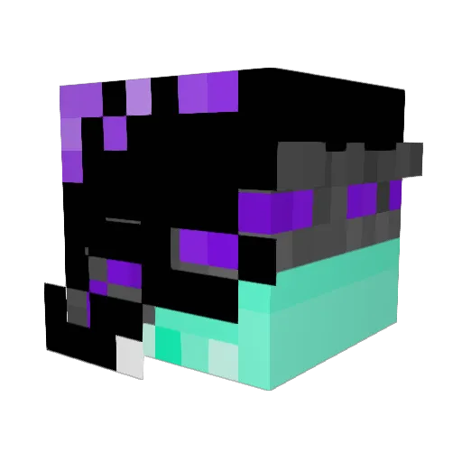 maditalian Minecraft avatar head, 3D render