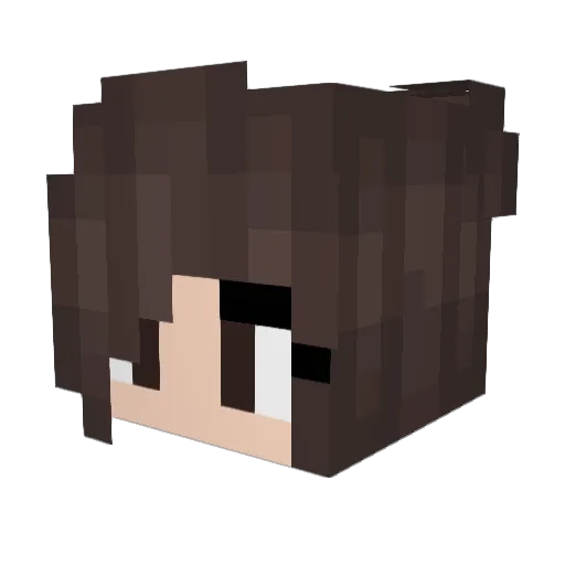 maditeece Minecraft avatar head, 3D render