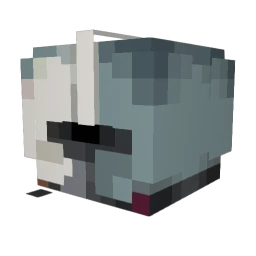 madjawnz Minecraft avatar head, 3D render