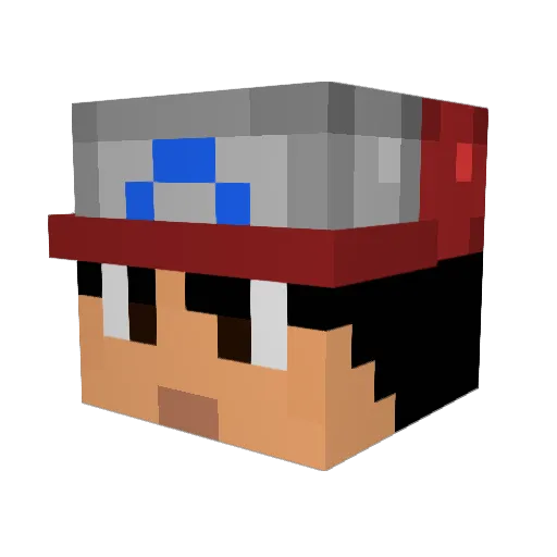 madjoker40 Minecraft avatar head, 3D render