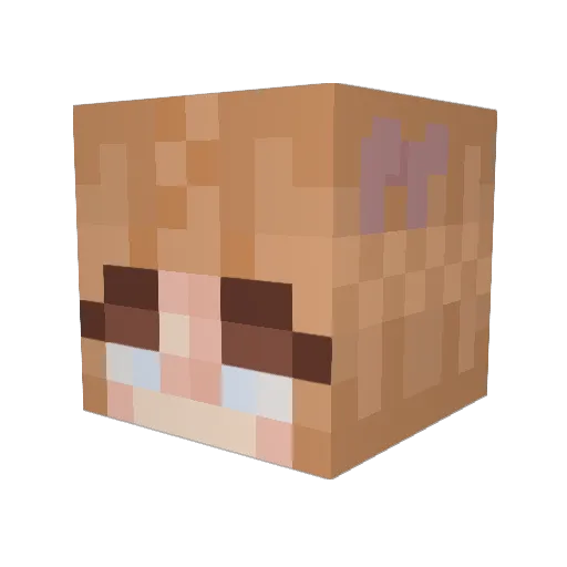 madkate42 Minecraft avatar head, 3D render