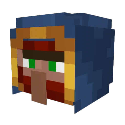 madman113 Minecraft avatar head, 3D render