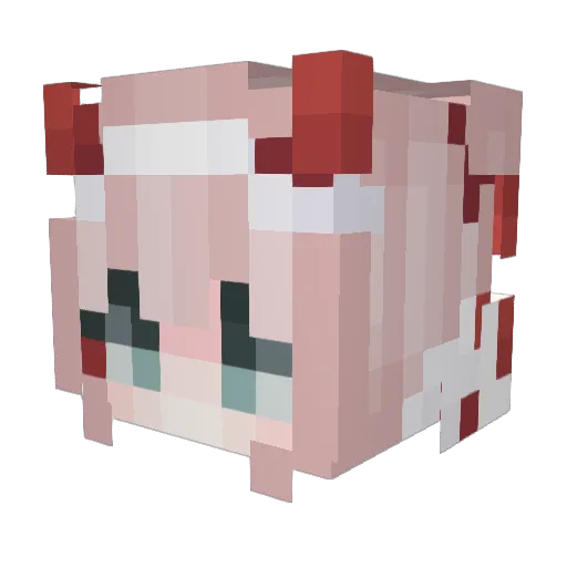madman2500 Minecraft avatar head, 3D render