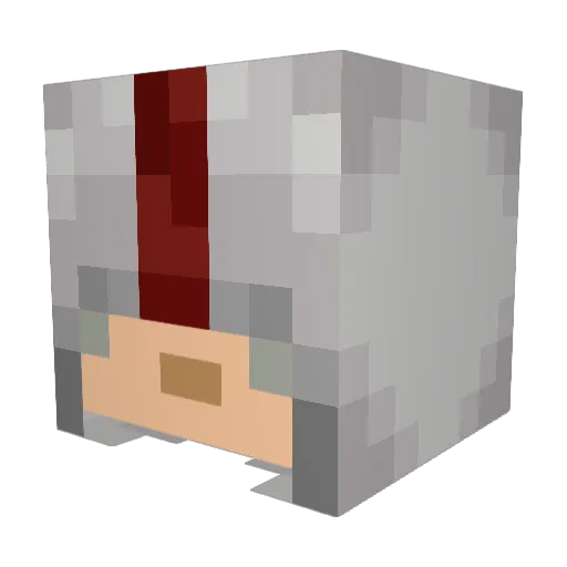 madman63 Minecraft avatar head, 3D render
