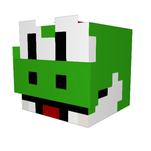madmax2921 Minecraft avatar head, 3D render