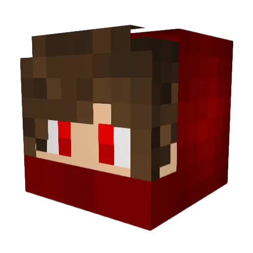 madmax63 Minecraft avatar head, 3D render