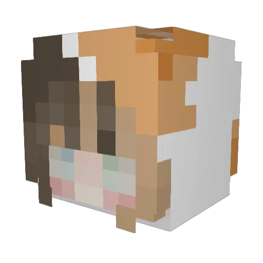 madmaxmiya Minecraft avatar head, 3D render