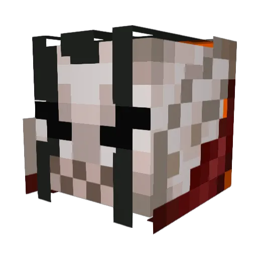 madmaxmontoya Minecraft avatar head, 3D render